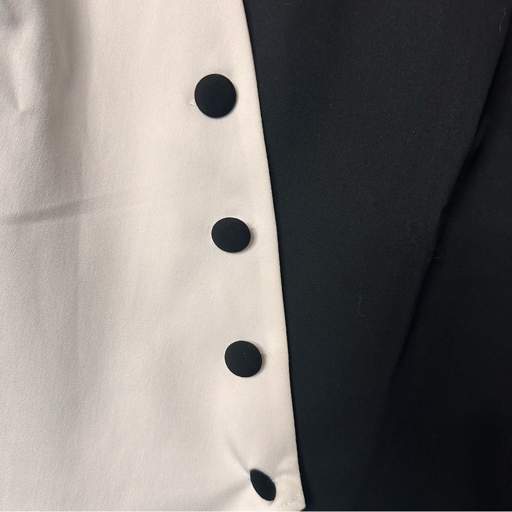 Black and White Women's Vest - Picture 2 of 4